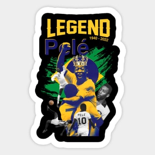 Pelé legend forever Goat Sticker